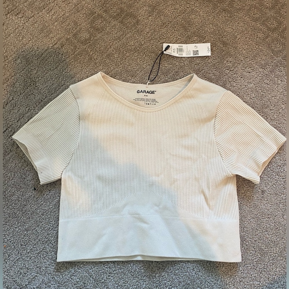 Garage Athletic Wear t-shirt; Tan